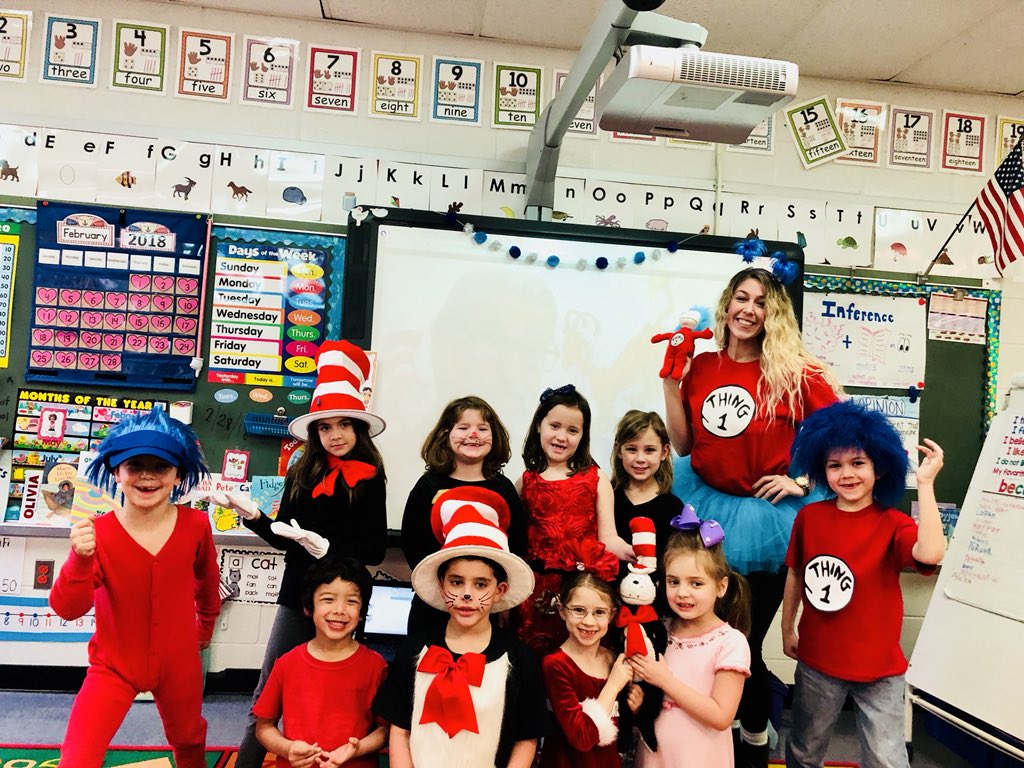 DiDurosClass's tweet photo. We loved celebrating Dr. Seuss and his amazing characters this week! 📚 https://t.co/zGHxXThAXc