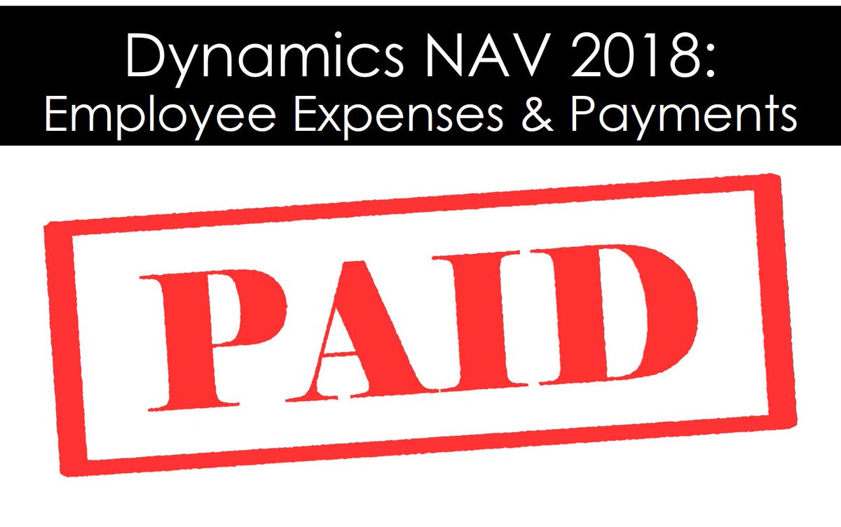 MattTraxinger's tweet photo. Deeper-dive in #DynamicsNAV2018 Employee Expenses & Payments functionality #NAV2018 #dynamicsNAV #MicrosoftDynamicsNAV #MSNAV2018 .https://t.co/Urb3Qfoqnt https://t.co/DpVDiJ6DLl