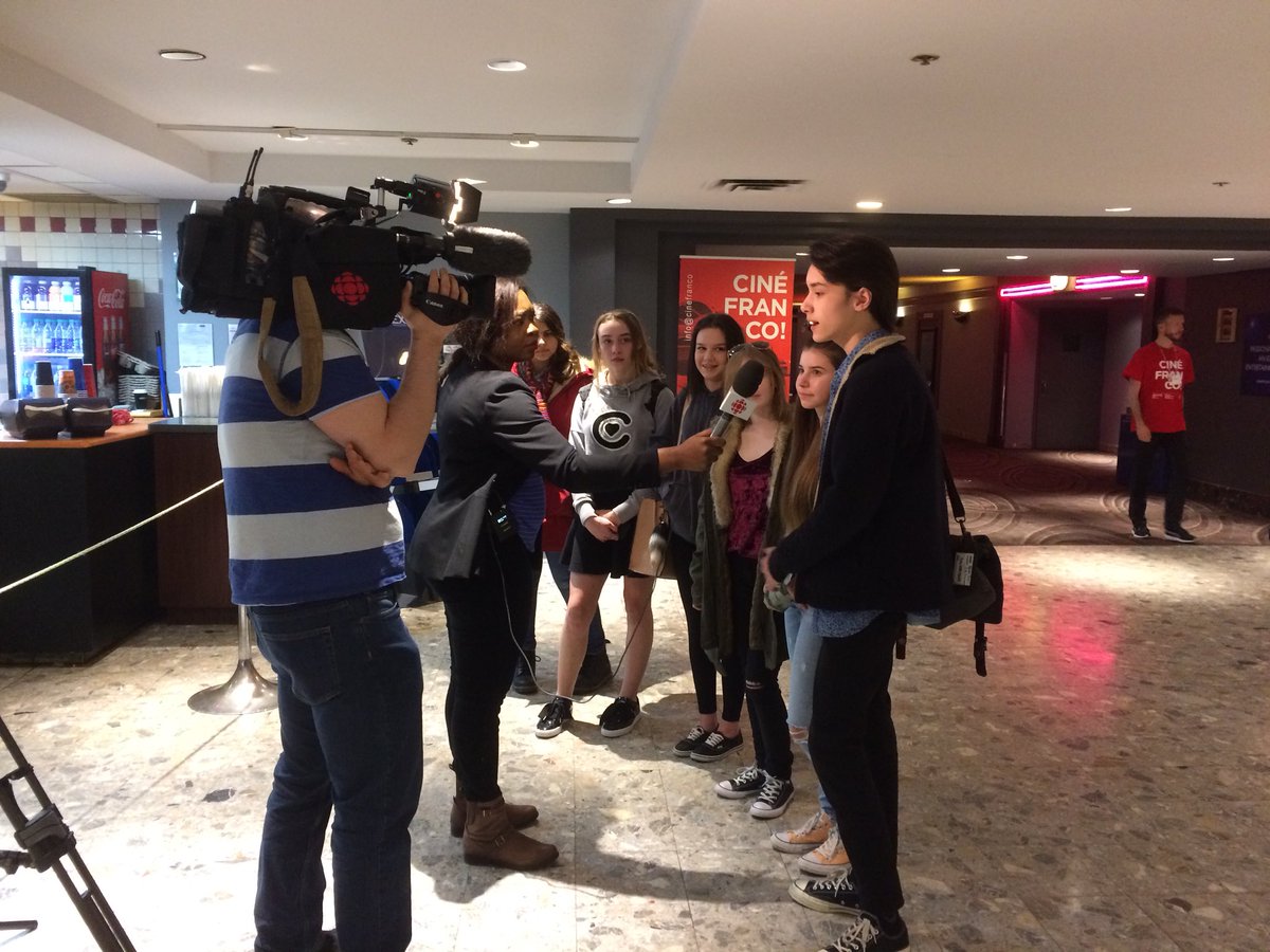 CCIwolves's tweet photo. Spotted! CCI French Immersion students in Toronto at the French Film Festival! #weareawesome #wearefamous #BeAmazingCCI https://t.co/BxzbLLtIHu