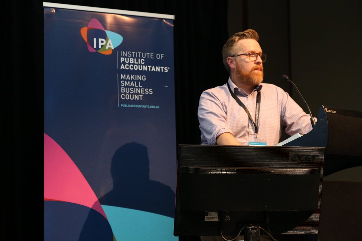ipaaccountants's tweet photo. Inspiring and informative presentations from @liss_mclaren on "How to build creative confidence and become an innovative accounting practice" & Paul Ellis from @MaddocksLawyers on issues facing accountants with the personal properties security register #IPAVicCongress2018 https://t.co/A6sBuyvJY1