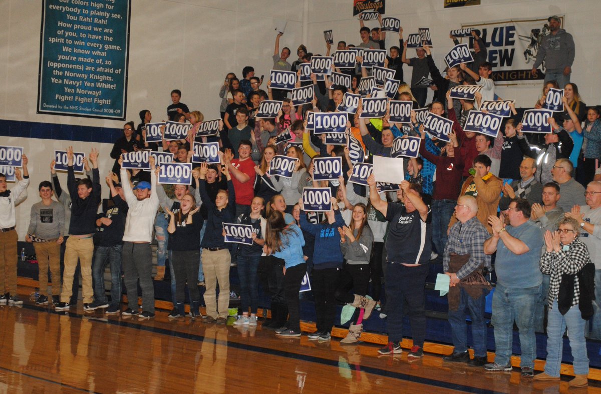 ScuttleBurt's tweet photo. Congrats to Connor Ortman on his 1,000th career point. Three other Norway boys have topped 1,000 — Tony Mortier, Al and Dave Kimichik https://t.co/P6oNuG3TGX