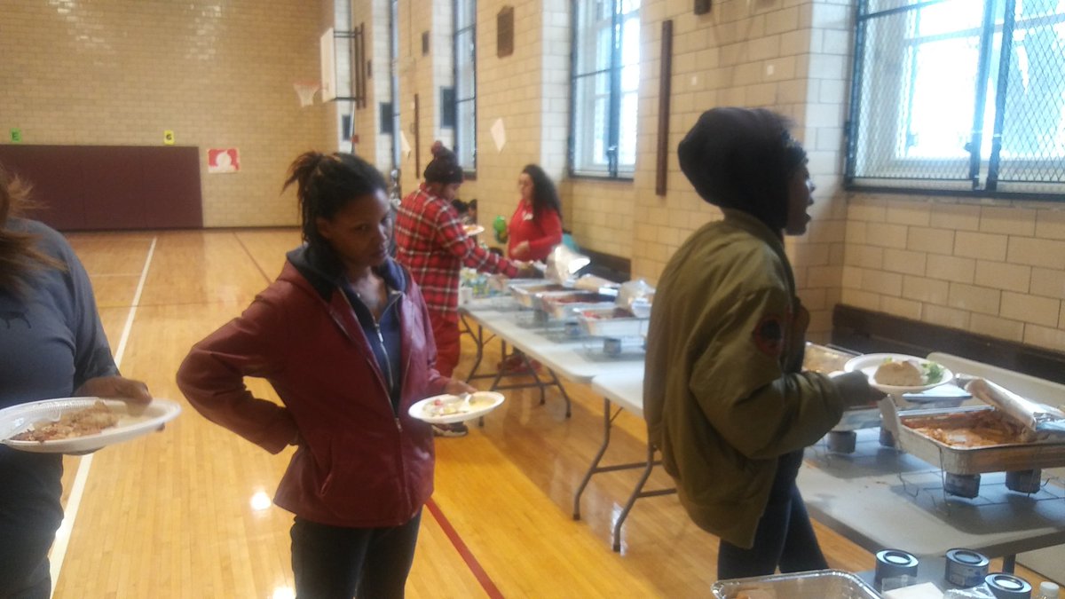 Having Lunch with our Parents at P.S. 78 Stapleton