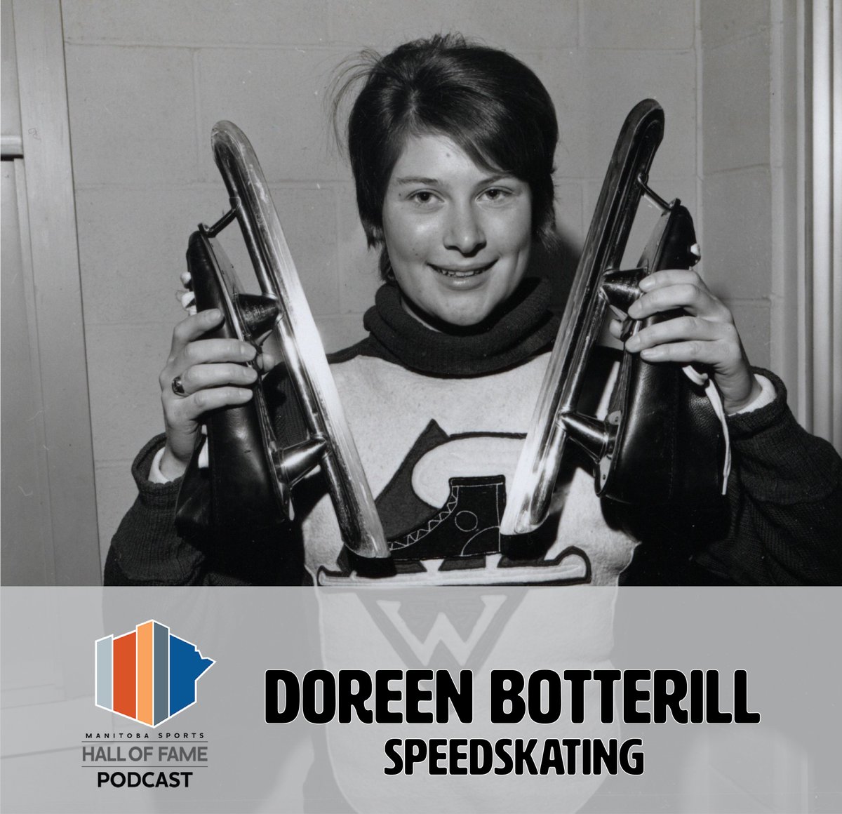 HOFpod's tweet image. Doreen Botterill was only 16 years old when she made her Winter Olympics debut in speedskating in 1964. When she retired from the sport in 1969, she held 31 Canadian records.