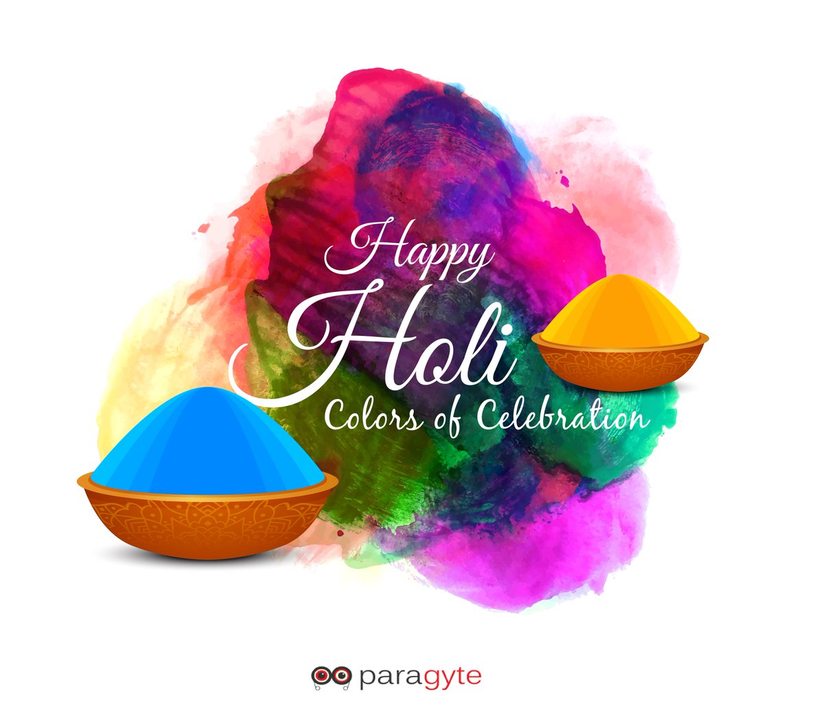 paragyte's tweet photo. Paragyte wishes all a very Happy and Colourful #Holi!!! Play safe and enjoy the festival of colours with your loved ones. https://t.co/2FqRh1ZkgB