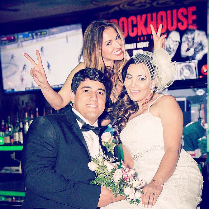 RockhouseVegas's tweet photo. Just tied the knot in #Vegas? 🤵🏻👰🏻
First Stop: The Rockhouse! 🍻🍾🥂
📷: rhebekat https://t.co/dyX4Gv8Aun