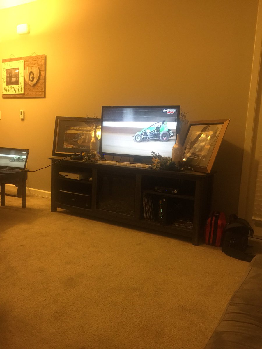 GardnersGurl68's tweet photo. Date night Chinese food & @USACwc360 @WorldofOutlaws on @dirtvision with the hubby @Ronnie_Gardner #comfortsfromhome cheering on our guys @br91r & @KyleHirstRacing https://t.co/C5nMCYpdiP