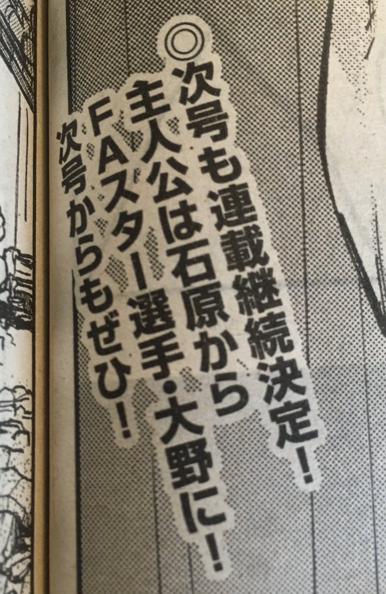 今日発売のヤングアニマル嵐にて短期連載コミカライズ、プロ野球絶体絶命の男たち「便利屋2軍投手石原編」クライマックス載ってます!そしてそして次号も続くよ!! 