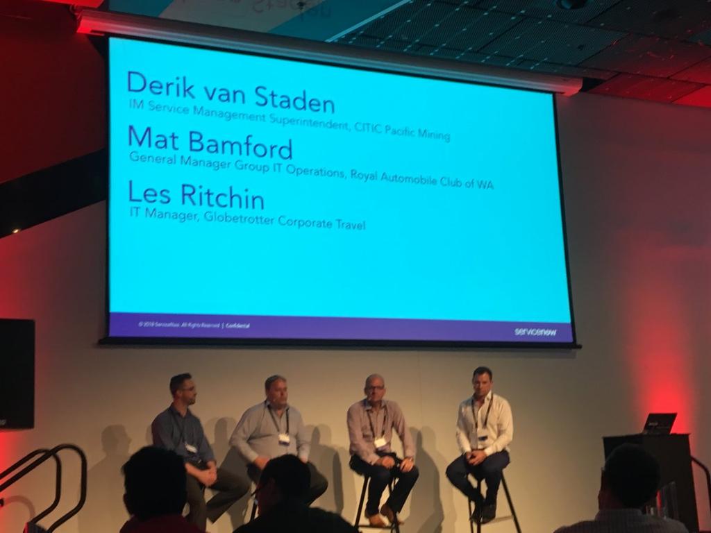 Seelanatwork's tweet photo. RT @FruitionANZ Great insights shared by our customers at the #ServiceNow Start Now. The #futureofwork tour in Perth - CITIC Pacific Mining, @RACWA & @globetrotterCT. Thanks for having us @ServiceNowANZ & @MrDavidOakley. #TogetherWeThrive #GlobalStrategicPartner https://t.co/0CE92wTMTn