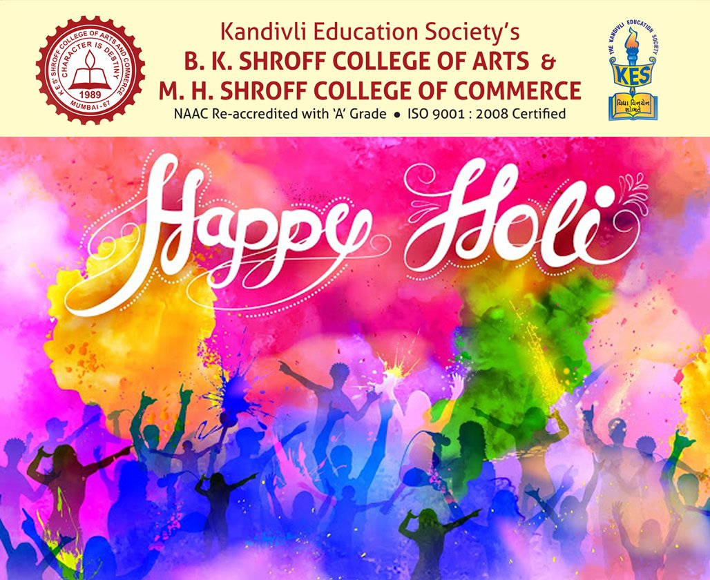 kes_college's tweet photo. Holi is when we all want to dance, sing and play!
Forget about what people say,
Let out your inner child come out and play!
#KESSC wishes you a very Happy Holi!
#holi #FestivalOfColours #love #india #indianfestival #happyholi #happy #world #celebration #peace #colorful #vibrant https://t.co/KRSsdE6LYG