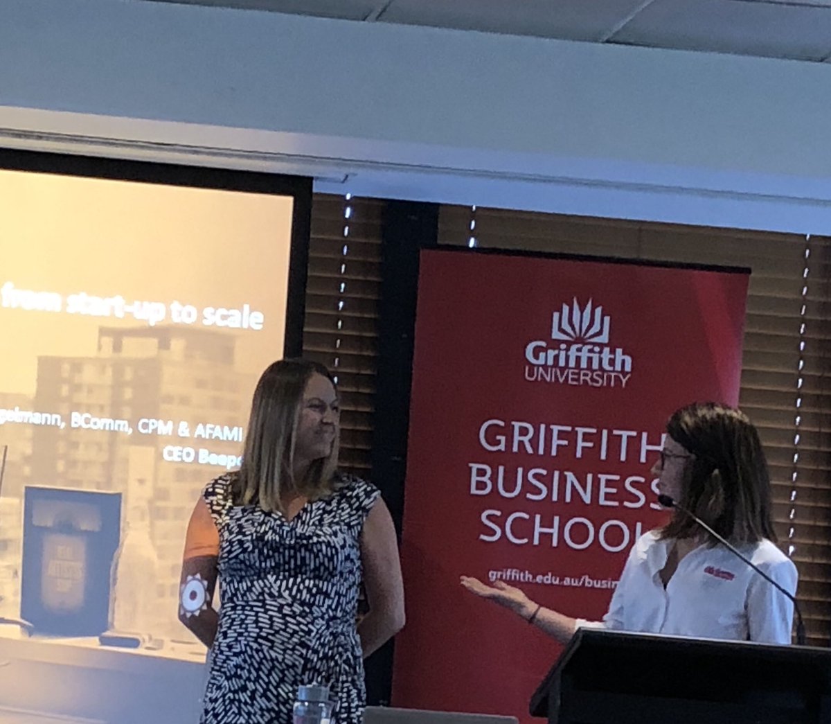 Thanks @GriffithBiz @griffithalumni The #entrepreneurship breakfast this morning was a blast! Great to see you @yaazamAus @PaperSuitcase