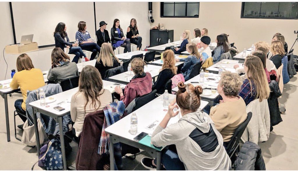 CarlyJuve's tweet photo. “Your personal brand is what you stand for.” -@firesideproduct Thank you @SheSaysDenver for hosting a personal branding workshop! #womeninbusiness #authentic https://t.co/cMkvO6tkKV