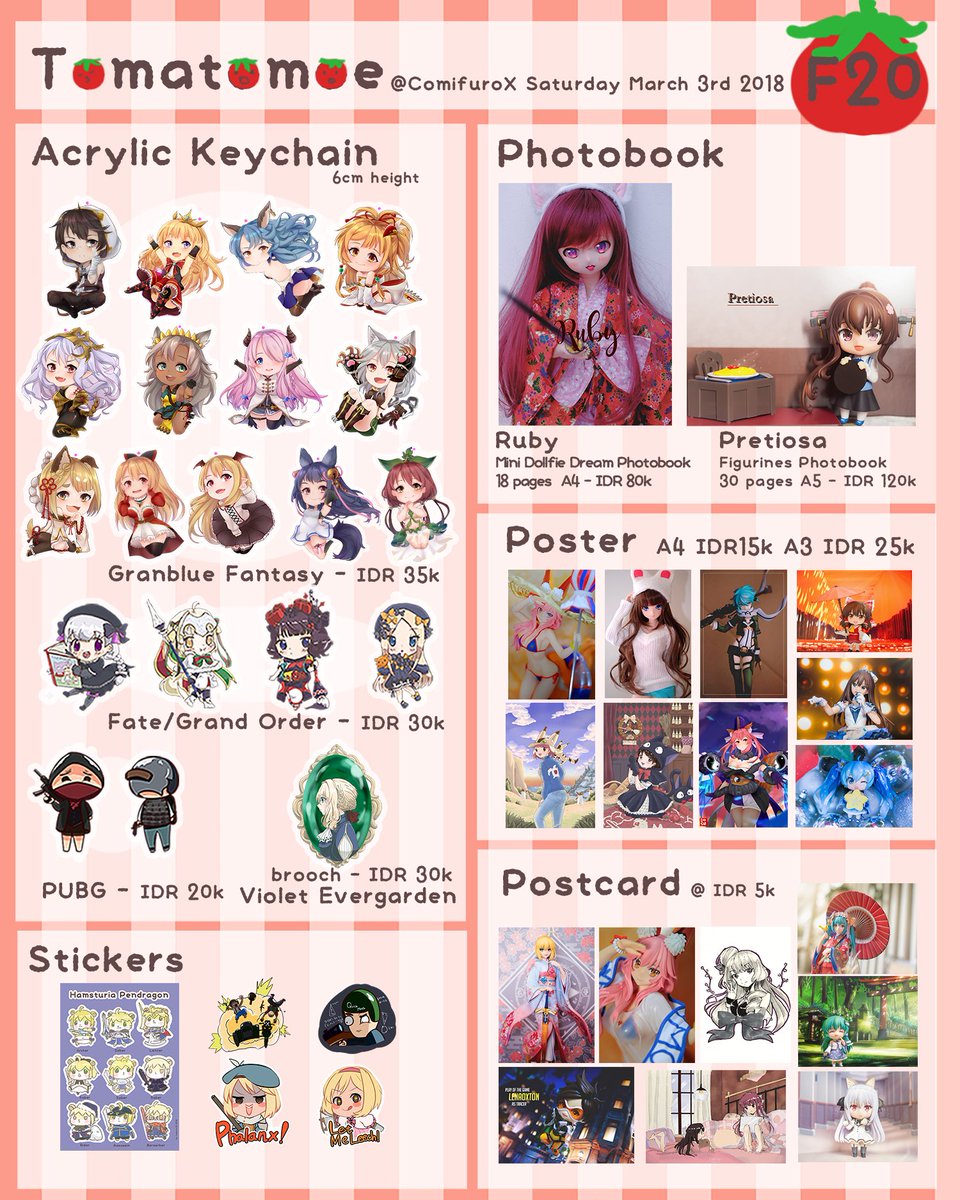 haloclo18's tweet photo. Catalog for #comifurox tomorrow! I'm at F20 with fellows from #tomatomoe @teptepp_ @Kev_bun @josuu_san @molamolaa_ ! See you there!
#comicfrontierx #comicfrontier10 #comifuro10 https://t.co/xgzACw8TUj