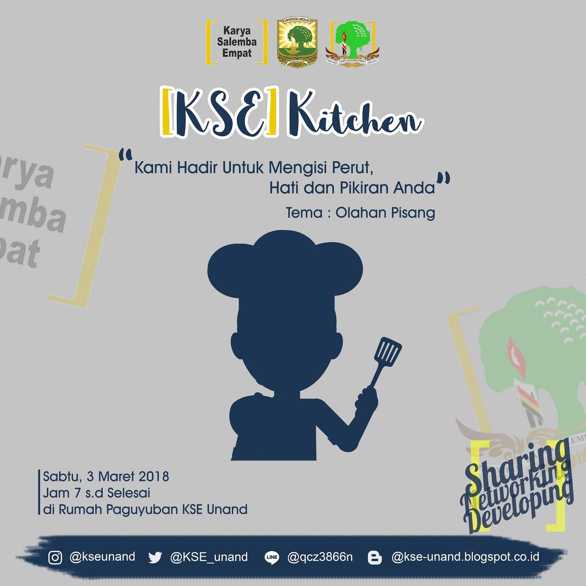 KSE_Unand's tweet photo. [KSE KITCHEN]
Hai Hai Semuanyaa 😊
Pada sehat kan? Sehat dong yaa🤗🤗
Kalau yang...
https://t.co/gg8MyGhpGC https://t.co/NnyRTSLBGd