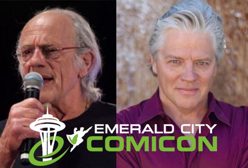 BacktotheFuture's tweet photo. Meet @BacktotheFuture cast members #ChristopherLloyd and @TomWilsonUSA, and sit in the @TeamFoxDeLorean to benefit the @MichaelJFoxOrg, March 2-4 at the @emeraldcitycon in Seattle, Washington! https://t.co/lO9Zga0oeS
