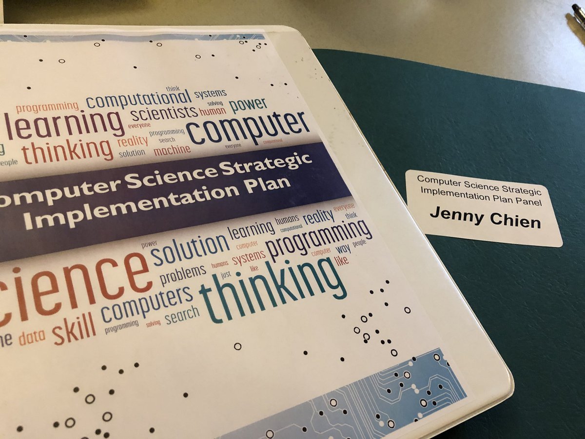 ChienforSTEM's tweet photo. Computer Science Strategic Implementation Plan Panel Day 1: A great day to set the @CSforCA’s ‘gold standard’ on computer science in Sacramento. Great discussions amongst incredible CS Leaders. #CSforCA 

@JerryBrownGov @TomTorlakson @CADeptEd https://t.co/1SEJAu9c4a