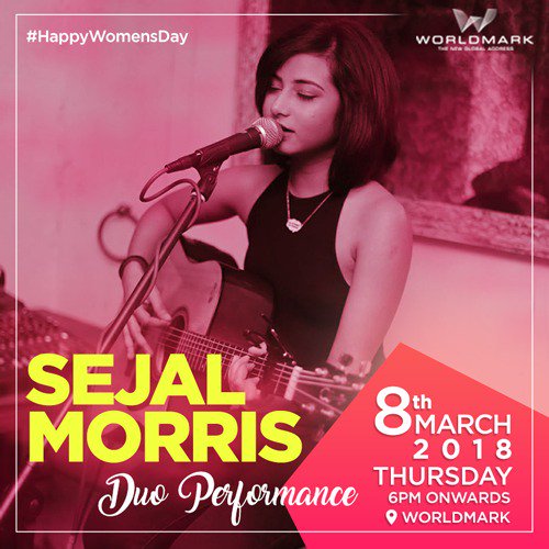 WorldmarkDelhi's tweet photo. This Women's day, get ready to witness the amazing duo performance by @MorrisSejal at Worldmark Aerocity. Enjoy your moment of glory by getting clicked on the Wonder Woman couch & pamper yourself with some fabulous nail art.
#HappyWomensDay #WonderWomen #DuoPerformance #NailArt https://t.co/MhJOiVa5ne
