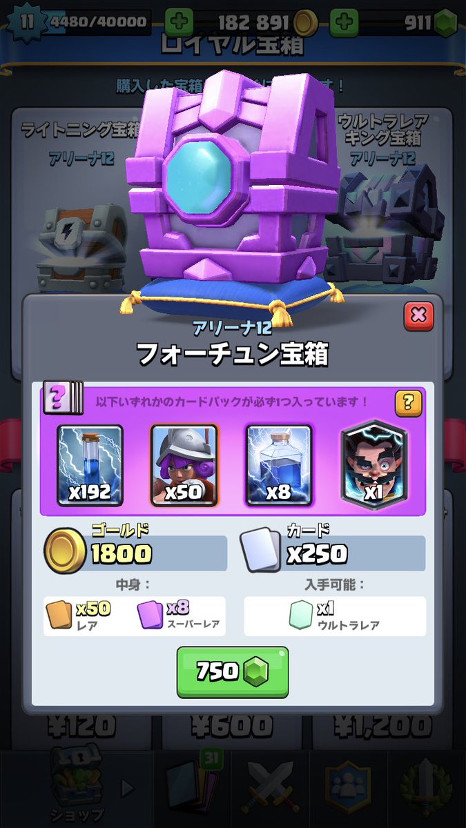 フォーチュン宝箱 フォーチュン宝箱