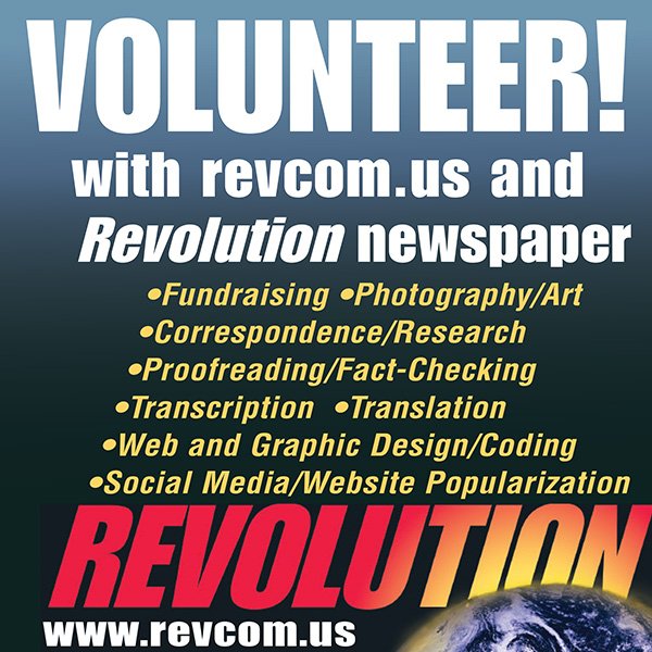 therevcoms's tweet photo. Volunteer at https://t.co/bu5cWhPN4k!
#FightThePower
#TransformThePeople
#ForRevolution
#RevolutionNothingLess https://t.co/EPb1TtXza3