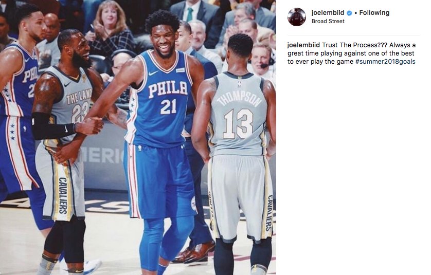BleacherReport's tweet image. Shoot that shot, @JoelEmbiid