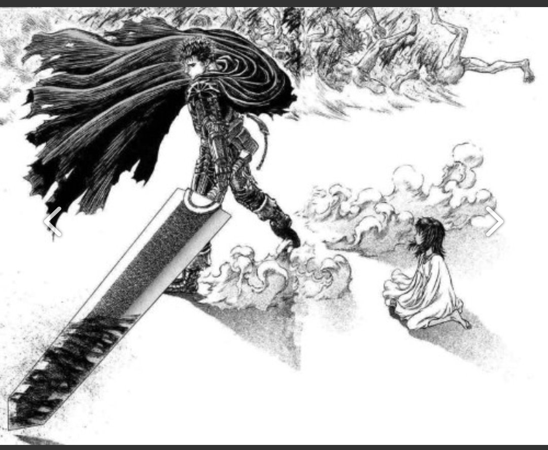 奈落獄のテンペスト 2 ベルセルク バレバレだとは思うけど テンペストの剣のサイズは ドラゴン ころし から影響を受けまくっている ド派手なアクションも好きだけど 圧倒的な存在を相手に そして自分自身のサガや業に抗う という描写も大好物