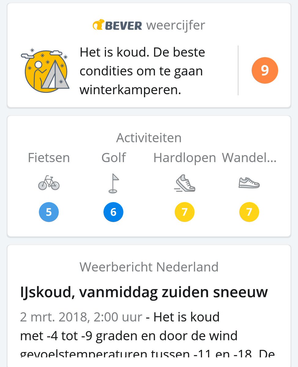 Dát gaan we doen, winterkamperen! Tuurlijk... <a href="/weeronline/">Weeronline</a> <a href="/BeverNL/">Bever</a>