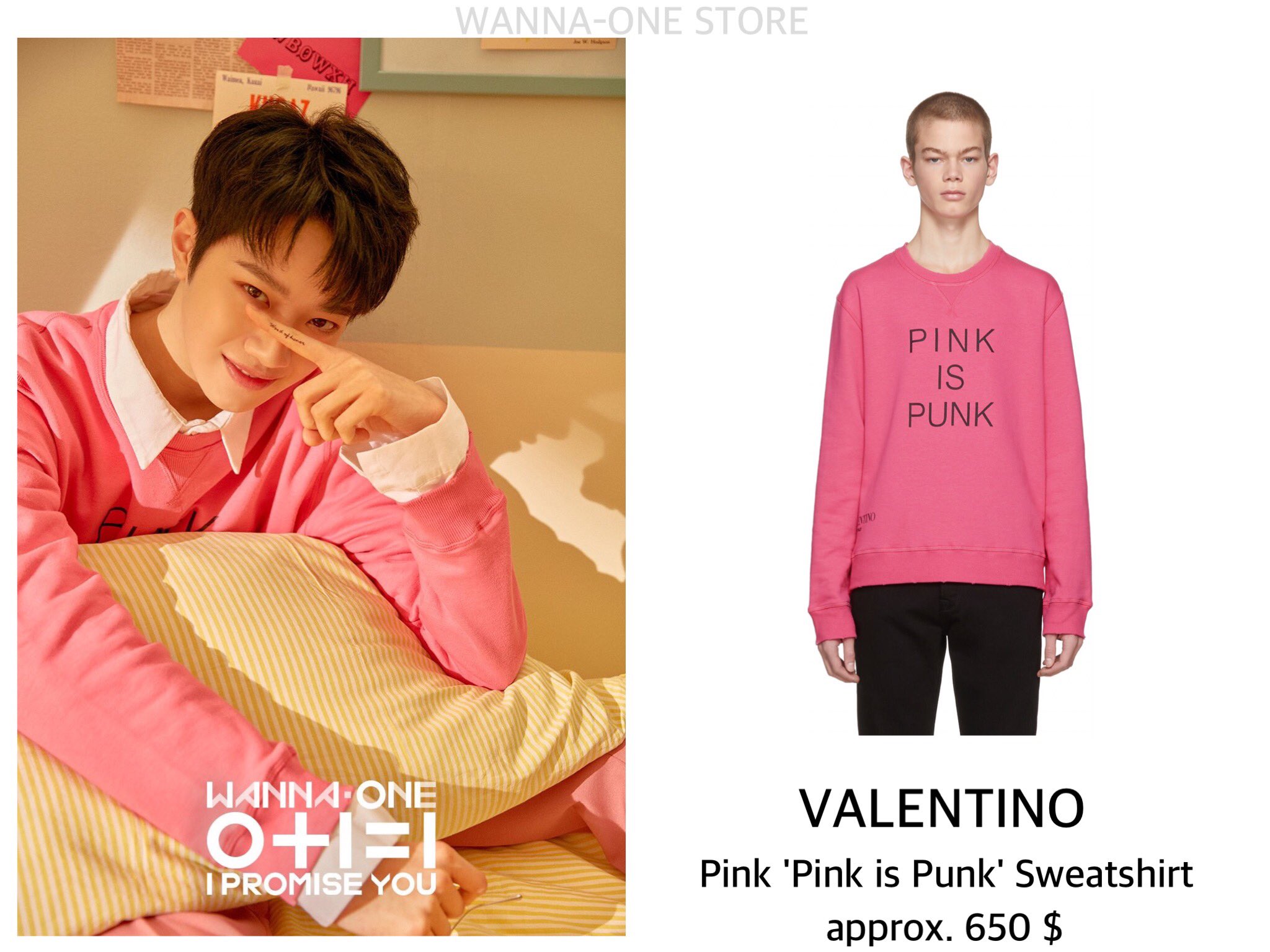 Valentino pink is punk deals sweater