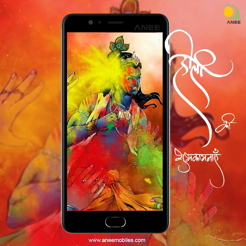 AneeMobile's tweet photo. #HappyHoli Wishes to all from Team #AneeMobile
Be A Free Spirit To Play With Colors...!!
#AneethingPossible https://t.co/FmVyzKl9Wb