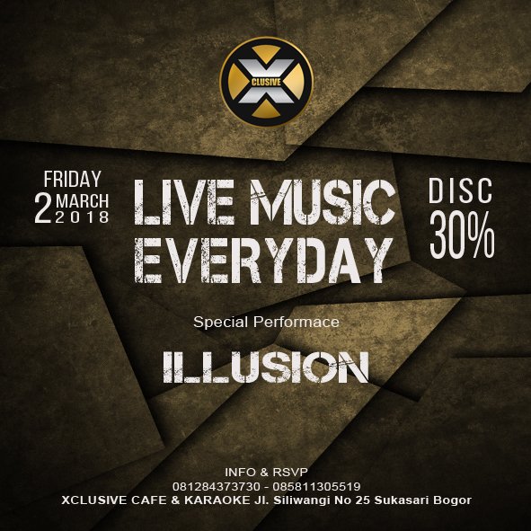 X-CLUSIVE CAFE, RESTO & KARAOKE (@xclusivebogor) on Twitter photo 