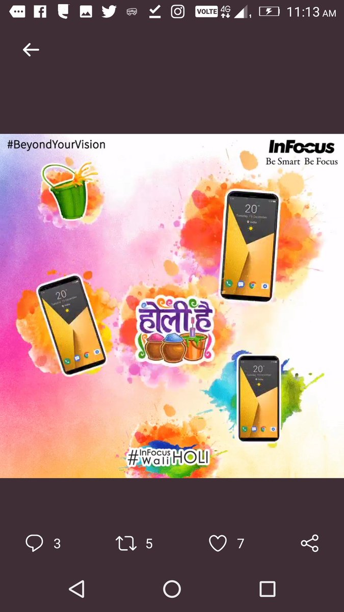 DivzArjun's tweet image. Captured all 3 #InFocusVision3s ✌️

#InFocusWaliHoli
#InFocusVision3 #HappyHoli
 @InFocus_IN ♥️♥️♥️

Join
@ilikenikki2much 
@PratikSingh_ 
@chandra_mani38 
@rushavgandhi 
@AkashMor4 
@FLYINMINI 
@tankhardik 
@Ramprasad43 
@SweetsSmiling 
@RadhikaAnand2 
@kumar_2212
