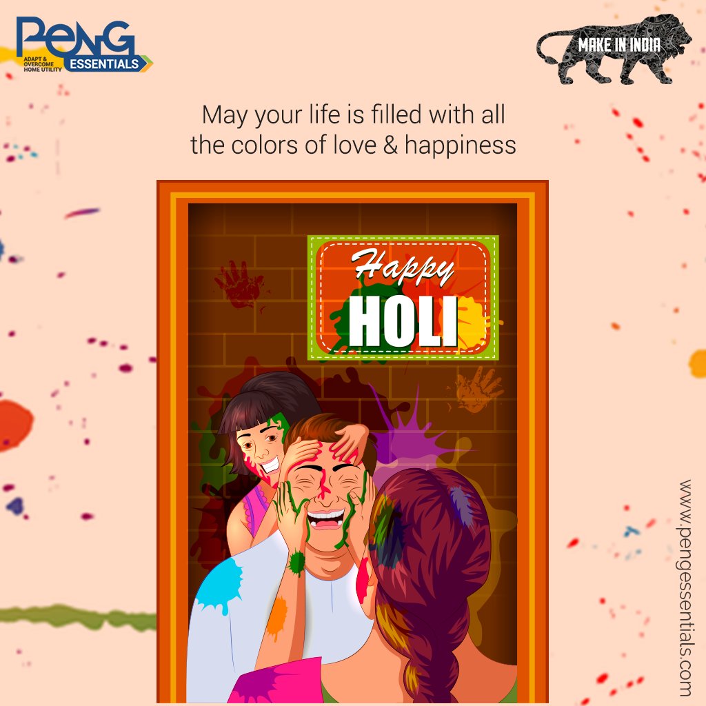 Peng_Essentials's tweet image. #PengEssentials wishes you all very #HappyHoli!