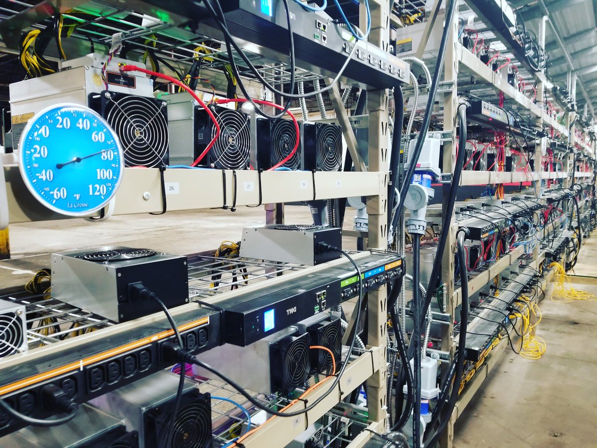 BCTMining's tweet photo. Cooling down our facility for the best asic performance 💪
80F with 300 working Asics. 🆒
Host your miners with BCTMining. 
More spots will be available from March15. Stay tuned for updates! 
#AsicMiners #MinersHosting #DashMining #ltcmining #btcmining https://t.co/z6jBAuZhbK