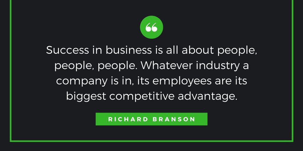 Celebrating #EmployeeAppreciationDay by reflecting on some wise words from Richard Branson. <a href="/AmandaCusdinHR/">Amanda Cusdin</a>