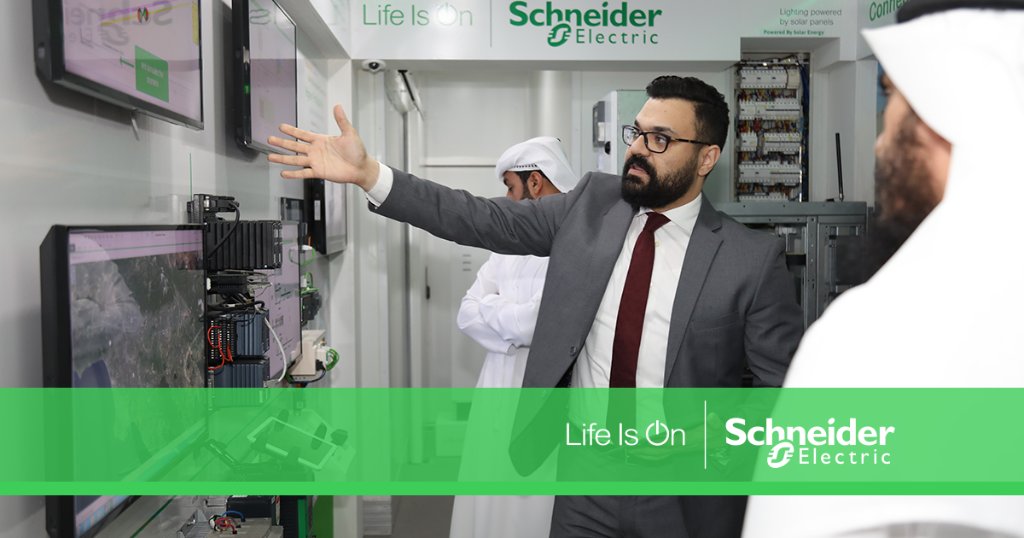 SchneiderEME's tweet image. Schneider Electric collaboration with Dubai Electricity &amp;amp; Water Authority (DEWA) to showcase the Innovation Hub On Wheels during Innovation Month in the UAE.
150+ customers visited the iHub &amp;amp; learnt about #EcoStruxure Innovations.
#SchneiderElectric #Innovationateverylevel #iHub