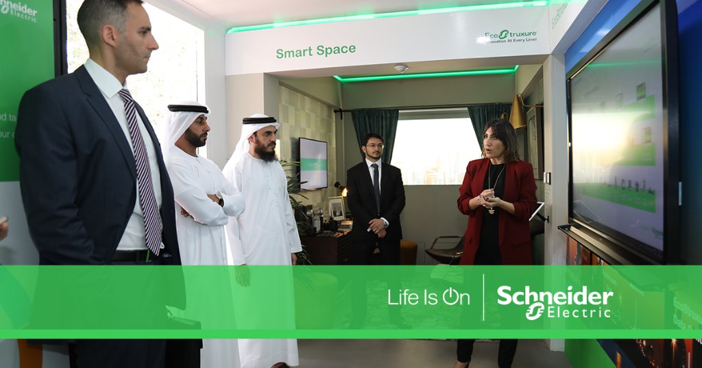 SchneiderEME's tweet image. Schneider Electric collaboration with Dubai Electricity &amp;amp; Water Authority (DEWA) to showcase the Innovation Hub On Wheels during Innovation Month in the UAE.
150+ customers visited the iHub &amp;amp; learnt about #EcoStruxure Innovations.
#SchneiderElectric #Innovationateverylevel #iHub