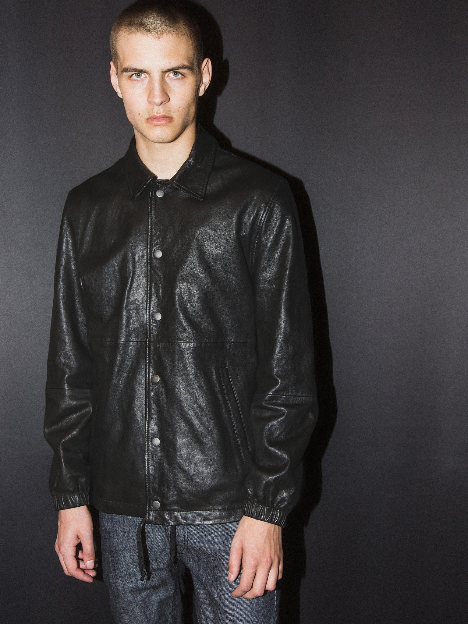 nudie jeans leather jacket