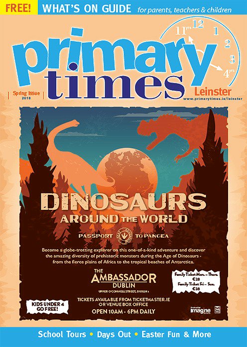Read all about it! The latest edition of Primary Times Leinster is out now. Click on the link below to enjoy reading all about the exciting events, adventures and fab school tours this spring! indd.adobe.com/view/7ce27f19-…