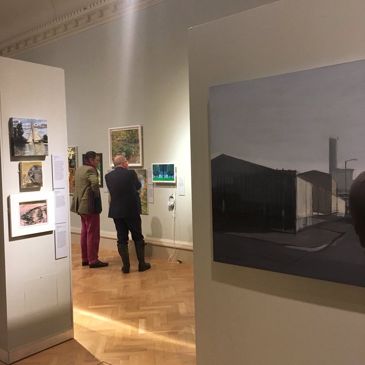 EAngliaArtFund's tweet photo. Brown&amp;Co judging underway. Inheritance looks magnificent. But please note: Private Views CANCELLED this weekend! We will reschedule. @BrownCo_Norwich @NorwichCastle https://t.co/hIf21qwMnD