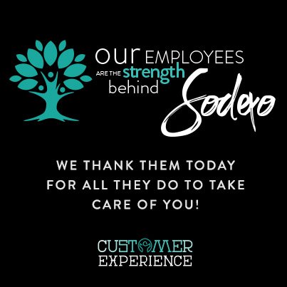 Today's the big day! Say thanks to your favorite Dining Services employee!  #EmployeeAppreciationDay #SodexoThanksU #SodexoGreatEmployees