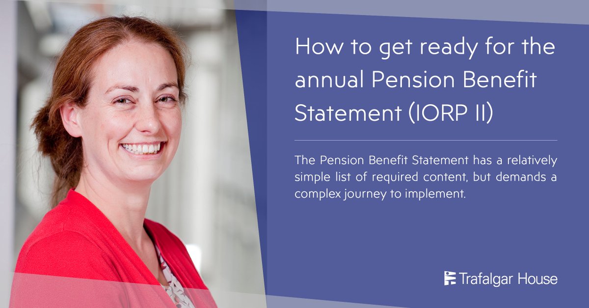 TrafalgarAdmin's tweet photo. The Pension Benefit Statement has a relatively simple list of required content but demands a complex journey to implement. 

https://t.co/3ugCK1vpR9

#pensions #pensionsadmin https://t.co/rDT1cflPbd