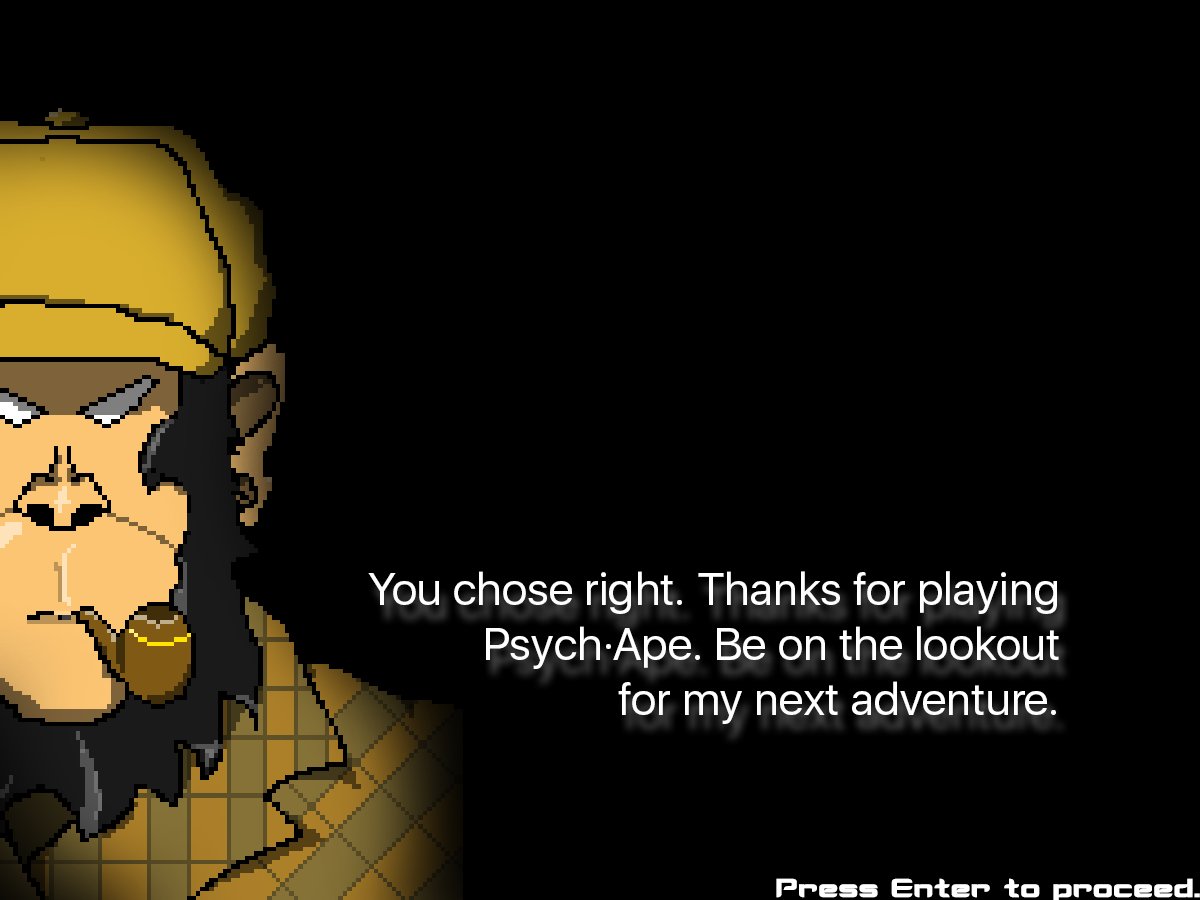 helewrer3's tweet image. #PsychApe #UPDATE -

The game is, what I can now call in v0.9 [v1 being the releasable version], the things left are -
1) Dialogue insertion
2) Music
3) Over-world sprite

Here&apos;s an in-game pic :P

#gamedevnetwork #gamejam #gamedevelopment #IndieGameDev #indiedev #gamedev #indie