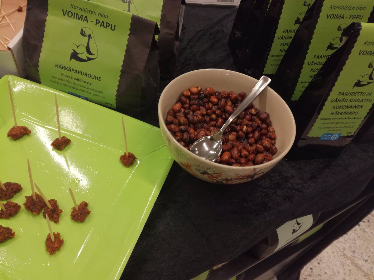 Esittelyssä Voima-Papu tuotteet K-Supermarket Hertta, aivan upea kauppa ja herkulliset valikoimat. On ilo olla täällä 😊 <a href="/kklinckowstrm/">Voima-Papu ja Klinckowström</a> @hertta