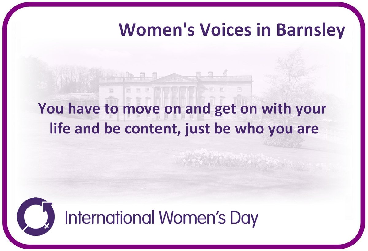 BarnsleyGef's tweet photo. This contributor shares her experience of growing up in a situation of #genderinequality due to cultural attitudes.

All of our “#WomensVoices” stories can be seen in full on our Facebook page:
https://t.co/DNRP0tnMLS
#IWD #IWD2018 #Barnsley #SouthYorkshire #GenderEquality https://t.co/b61s7PAiYU