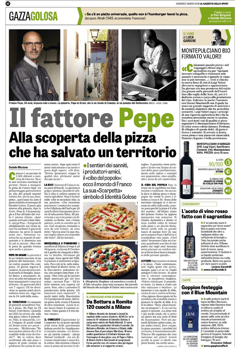 mozzarella_dop's tweet photo. E @Francopepe8 presenta 2nuove pizze a @identitagolose #Milano: LEGUMISANA e GRANA, PEPE E FANTASIA. Quest'ultima (Grana Padano in cottura e in chips, affumicata di bufala campana DOP,bacon,lime,pepe,uovo pastorizzato)rilancia l'intesa con Consorzio #mozzarella e  @GranaPadanoDOP https://t.co/ylA7HuNS0U