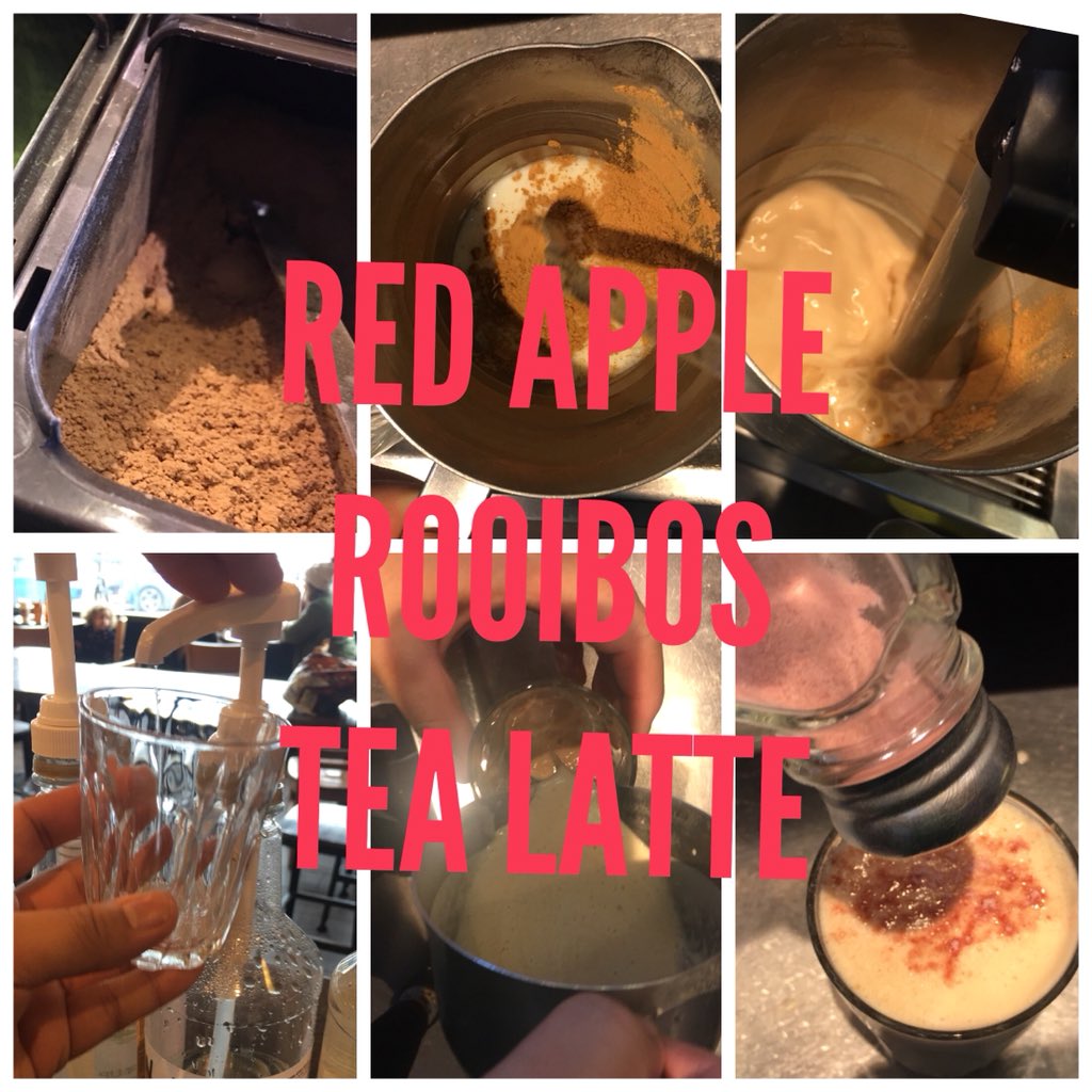 SBUXCambRetailP's tweet photo. RED APPLE ROOIBOS TEA LATTE! 😍

Came and try our new drinks: a perfect taste of spring ✨ #staywarm https://t.co/fBSUqkUmef