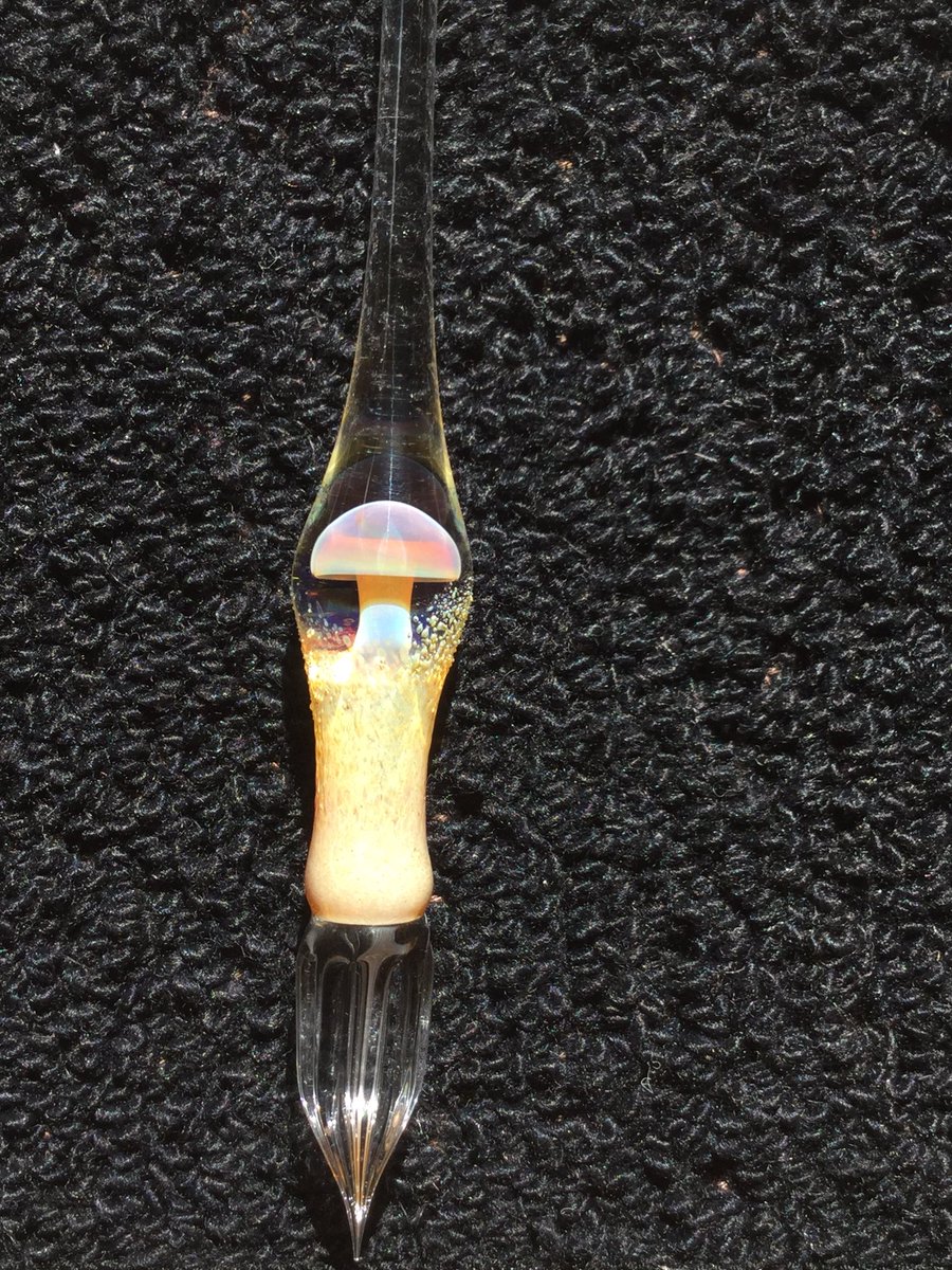 aun ガラスペン キノコ