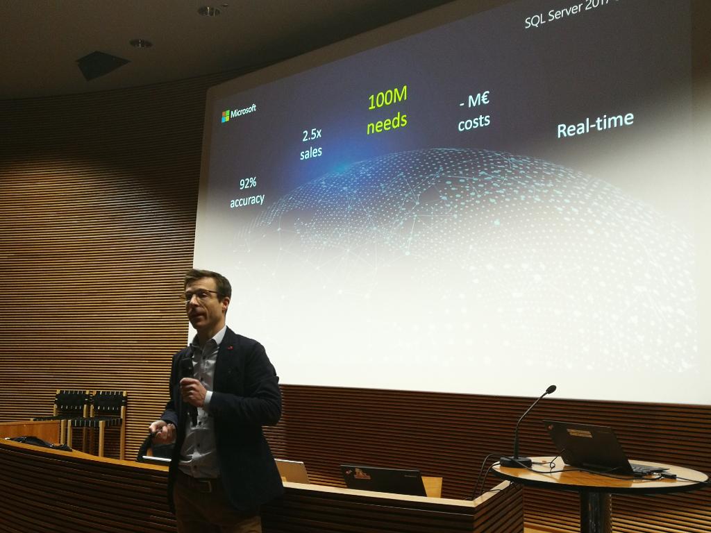 MicrosoftSuomi's tweet image. "We need a more holistic view to #data. How we can embrace the possibilities of data and gain competitive edge?" @andreaskorczak #SQLServer2017 #roadshow