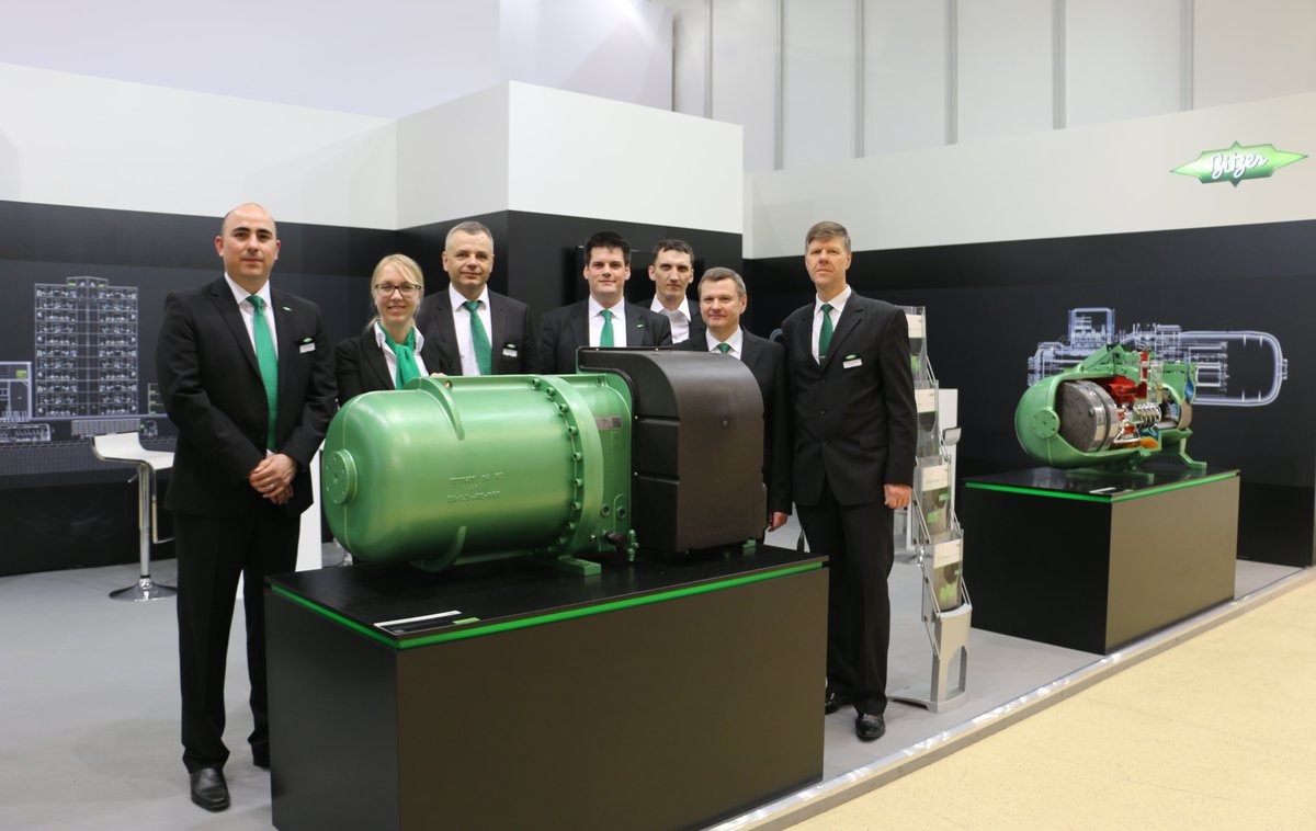 BITZERGroup's tweet photo. Three days of #ClimateWorld2018 are now behind us… Final spurt for us in pavilion 2, hall 1, stand 2A3003 today. We at BITZER look forward to a last day of interesting conversations with you! #ClimateWorld #Moscow #screw #scroll #compressors #choosethegreenones #HVACR #oneteam https://t.co/tpmjqjXHzs