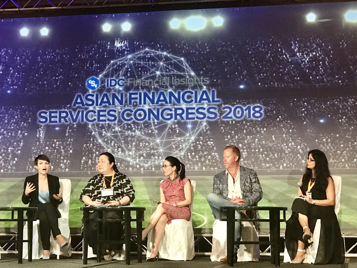 MastercardAP's tweet photo. .@DBSBank’s Sonia Wedrychowicz, @PWC_Singapore’s @LoonKaren, @ FinzSoft’s Andrew Holliday &amp; Mastercard’s @Georgette_Tan share insights on enhancing #diversity &amp; inclusion in banking &amp; finance with @LeanInSG’s @DipaliEkbote @IDCAP #AFSC2018 https://t.co/wLb1SqWIO2