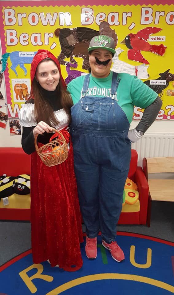 STMM20's tweet photo. World Book Day #staffdressup #teameffort https://t.co/dlSrryuN85