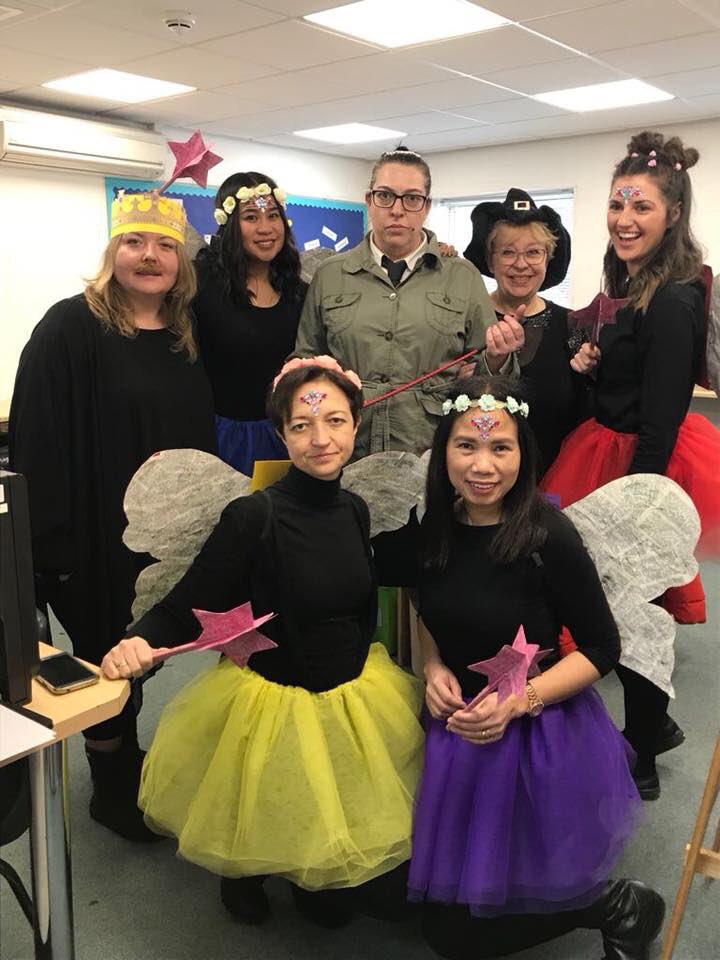 STMM20's tweet photo. World Book Day #staffdressup #teameffort https://t.co/dlSrryuN85